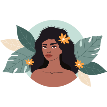 Pretty African American Woman png