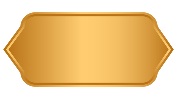 Luxury Islamic Golden Gradient Frame For Text Creative Shape Arabic png