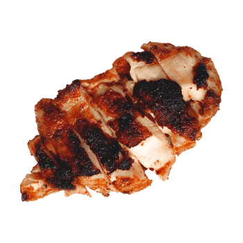 Top view of cajun chicken png