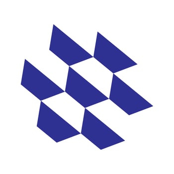 Abstract bee hive hexagon with blue space background vector
