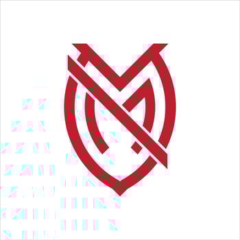 M letter logo design for business and professionalism vector