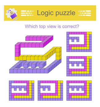 Fun game for kids. Worksheet. vector