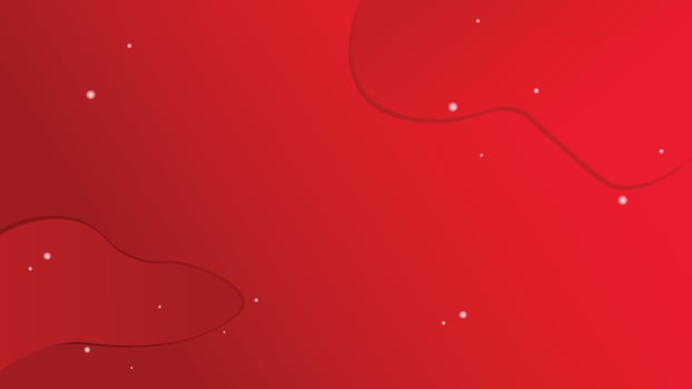Abstract Red waves geometric background. gradient color. Fluid shapes composition. Fit for presentation design. website, banners, wallpapers, brochure, posters vector