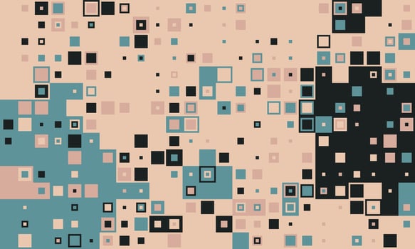 Wrapped art deco 70s dynamic. Fashionable blank geometric seamless. Business poster rectangle palette. vector