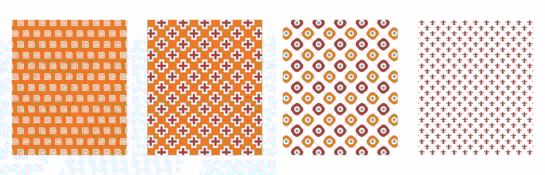 Timeless Seamless Pattern Set for Interior and Digital Art vector