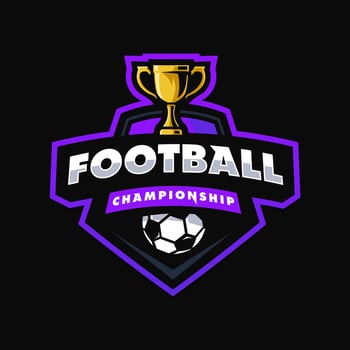 Professional Football Championship Sports Logo vector
