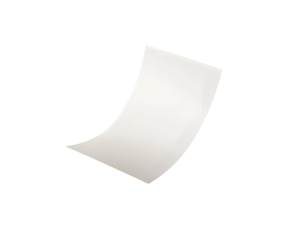 White Paper Sheet Mockup on Transparent Background png
