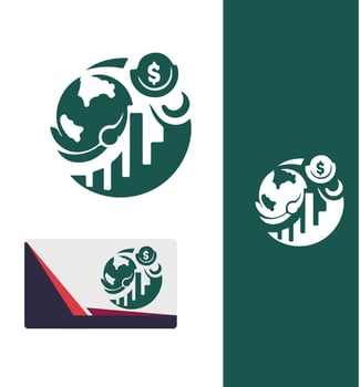 Equity Edge Finance Logo Design vector