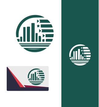 Profit Path Finance Logo Design vector