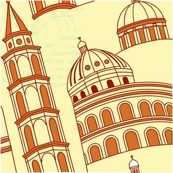Generate vibrant seamless tile patterns with cultural heritage symbols bright colors and smooth repeat structure for vibrant spaces concept as Vibrant and bright heritage symbols c Squre vector