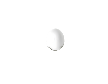 White egg isolated on transparent background png