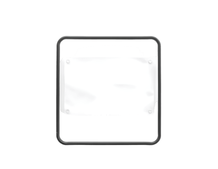 Blank paper sheet mockup isolated on transparent background png