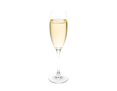 Champagne glass isolated on transparent background png