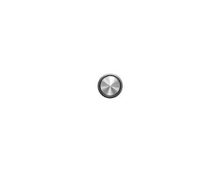 Realistic button isolated on transparent background png