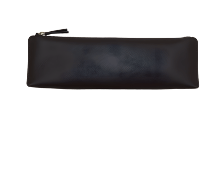 Black leather clutch isolated on a transparent background png