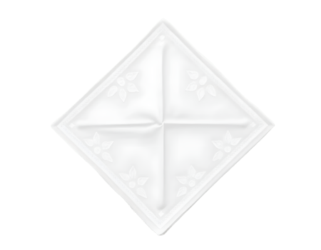 Realistic Detailed 3d White Paper Pillow Template png