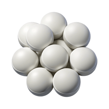 Many White Circles medicines 3D Icon for Background Element png