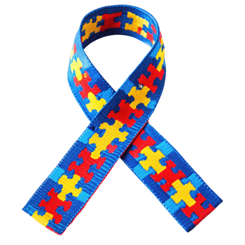 Autism Awareness Ribbon Puzzle Pieces Symbol of Support and Understanding for Neurodiversity png