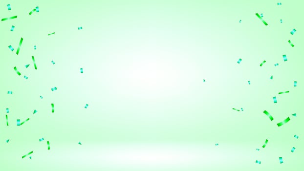 Fashion stage showcase mockup scene, Minimal backdrop green light color vector