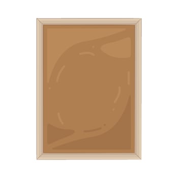 Illustration of cork board vector