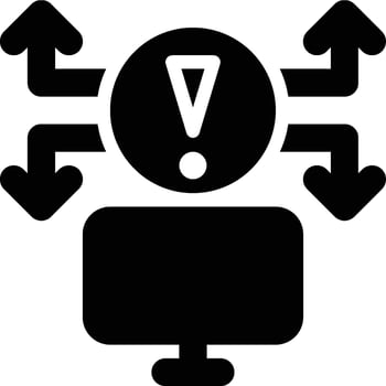 Exposure, Exploit Glyph Solid Icon vector