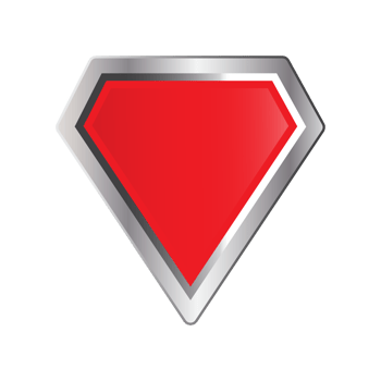 red diamond with silver png