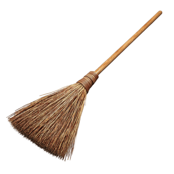 Wooden Hand Broom for Cleaning png