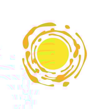 Abstract Sun Logo Template Illustration Design. EPS 10. vector