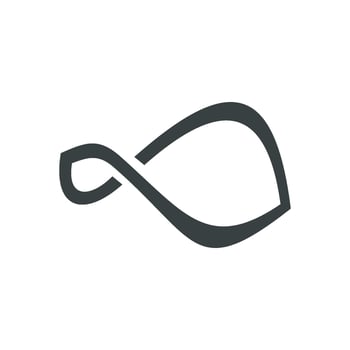 Abstract Infinity Sign Logo Template Illustration Design. EPS 10. vector