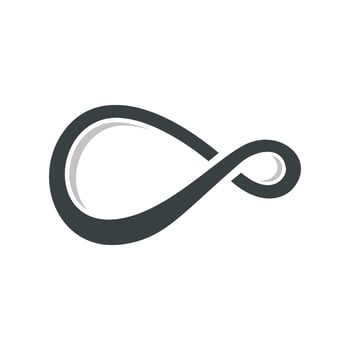 Infinity Sign Logo Template Illustration Design. EPS 10. vector