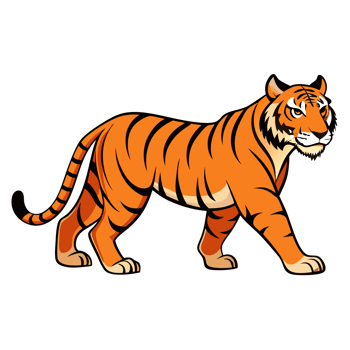 Majestic South China Tiger png