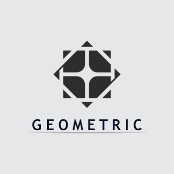 Abstract Modern Logo with Geometry logo stock icon illustration and business logo vector