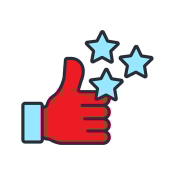 recognize colours style vector