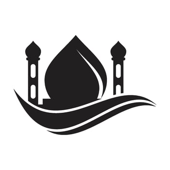 Mosque islamic Religious modern vector