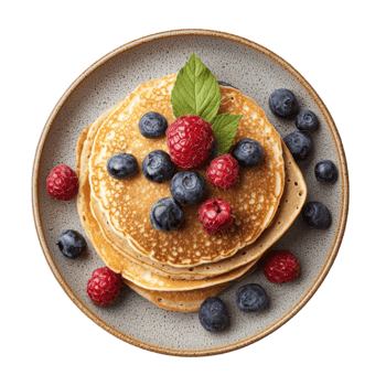 Pancakes isolate on transparent background png