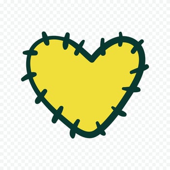 Hand drawn valentine's day illustration vector