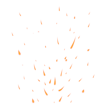 realistic fire sparks png