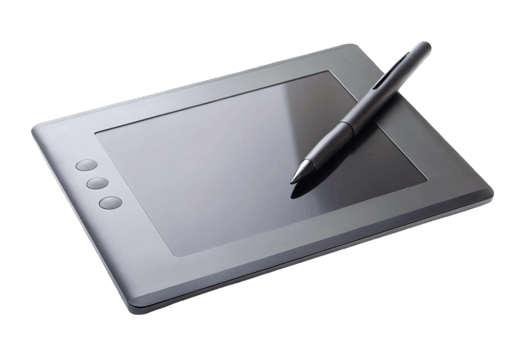 Drawing tablet allows artists to express their imagination freely png