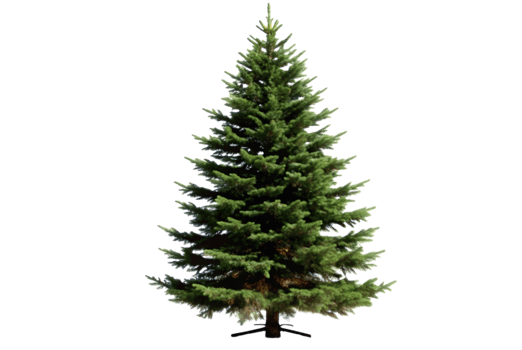 Douglas Fir Tree Thrives Amidst Monsoon Rains png