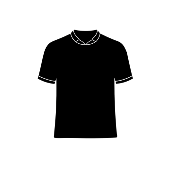 Simple Black Polo Shirt Template Design Outline Illustration Style Modern Casual Tshirt png