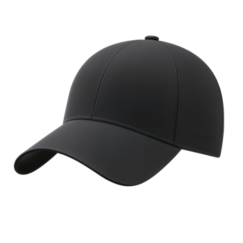 Blank Black Baseball Cap Mockup Design Template for Branding hat men dark logo style shade women png
