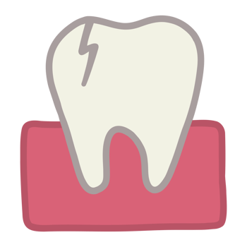 broken tooth with gum png