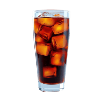 Glass of Dark Cold Drink png