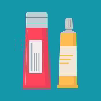 medical cream and ointment vector