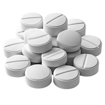 White round tablets stacked together, showcasing their smooth texture and distinct markings png