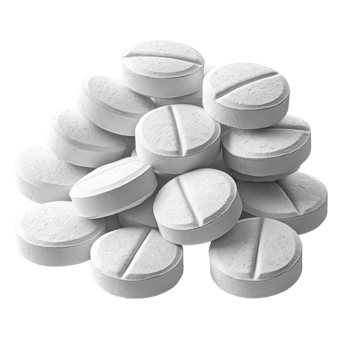 White round tablets stacked in pile, symbolizing health and wellness png