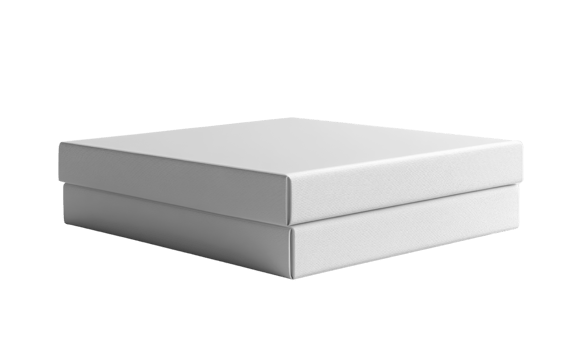 simple white gift box with textured surface, perfect for any occasion png