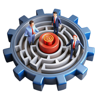 Navigating the Corporate Maze Achieving Strategic Goals png