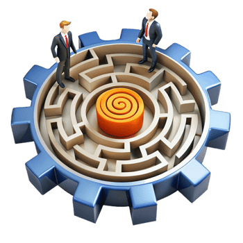 Navigating the Complexities of Business A Maze to Success png