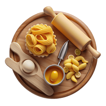Pasta Making Rolling Pin, Egg Yolk, Dough png